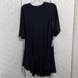 LulaRoe Maurine Dress Size Small, Solid - Black